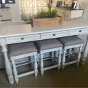 Laurel Foundry Modern Farmhouse Townsel 63.5'' Solid Wood Console Table and Stool Set & Reviews ...